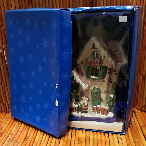 Santa's Cozy Corner Tealight Cottage - Picture 6 of 6